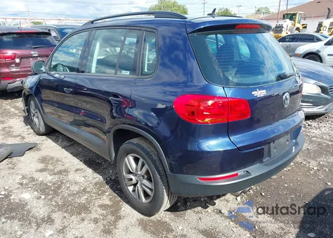 2016 Volkswagen Tiguan S из США, поврежденный, VIN WVGBV7AX5GW532913